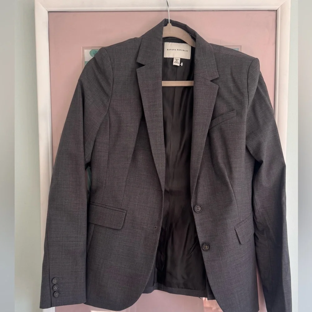 Banana Republic Charcoal Suit Set - Picture 5 of 9